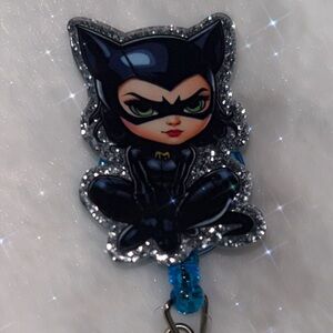 Superhero Badge Reel with Glitter Accents
